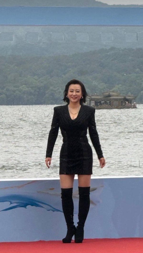 牛盈服务中心 46岁郝蕾近照瘦出新高度，脸小一圈仍具“丰满美”